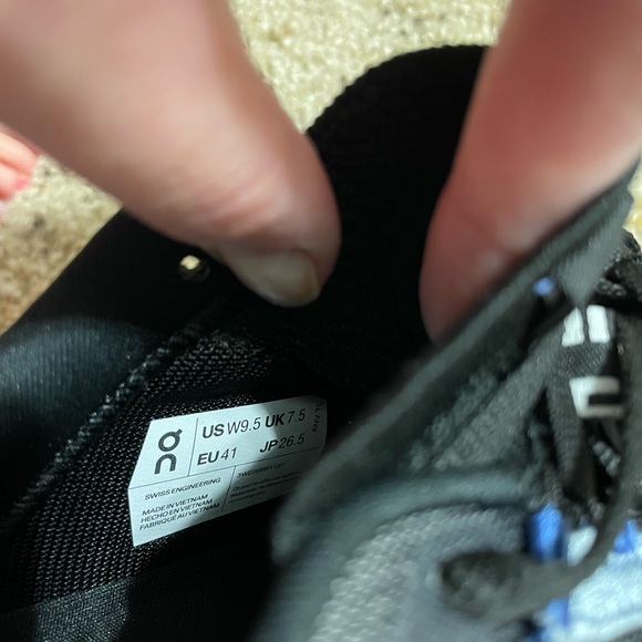 On Running Charcoal and Navy Athletic Shoes - Picture 11 of 15